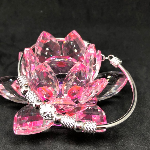 925 Beaded Bangle Bracelet With Hook - Picture 8 of 16